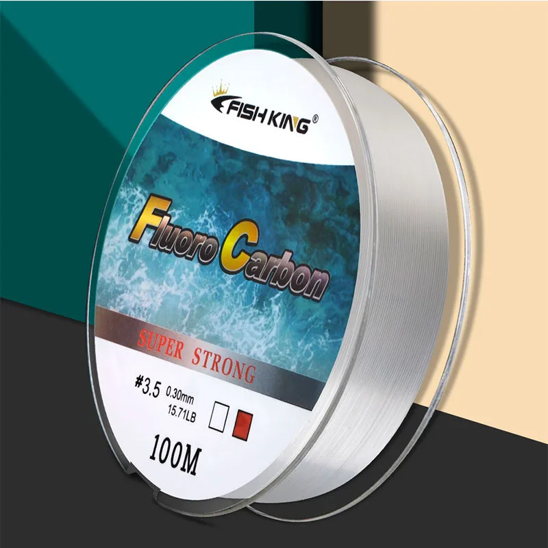 

Japan 100M Fluorocarbon Carbon Line 4.13-34.32Lb Fiber Leader Line 0.4-0.5Mm Fly Fishing Line Pesca Wear-Resistant Anti-Bite