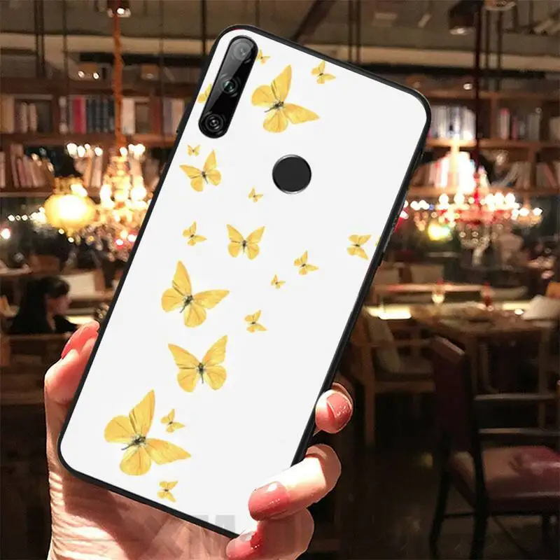 

Phone Case For Huawei Y5 Y6 Y7 Y9 Prime Pro II 2019 2018 Beautiful Butterfly Customer TPU High Quality