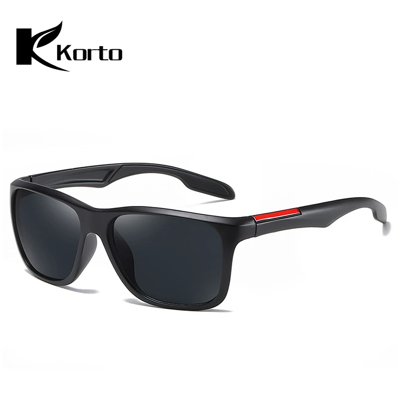 Korto 2019 винтажные Квадратные Солнцезащитные очки черные градиентные мужские