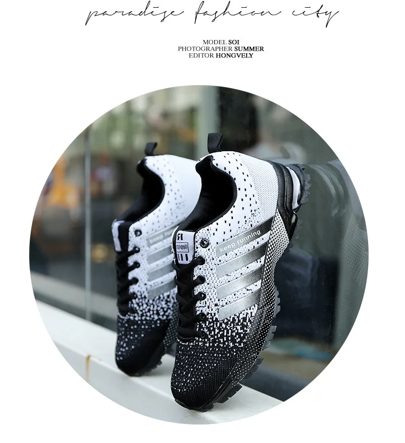 

Men's sports shoes running shoes Running shoes Feizhi fitness and leisure running Women's Shoes Breathable Unisex