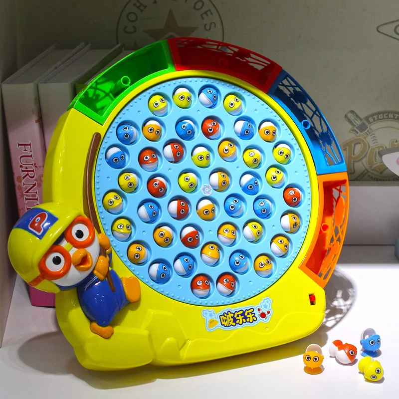 Детская игрушка для рыбалки набор бассейна магнитный детей 2 лет котенок От 1 до 3