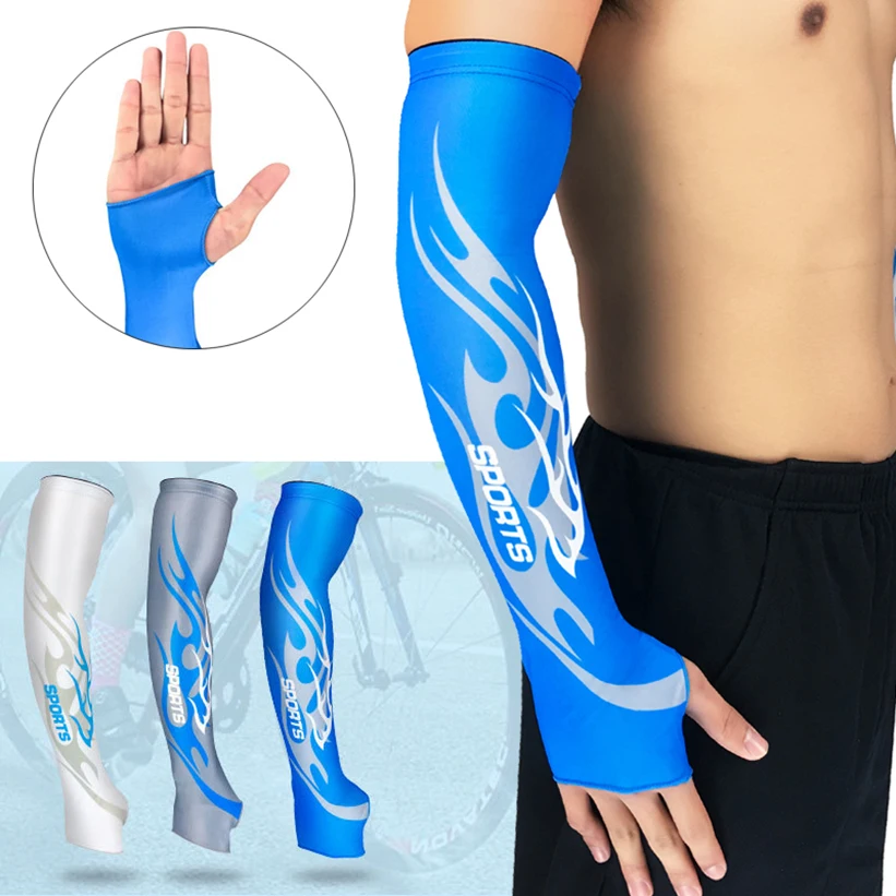 1 предмет Новинка Спортивный костюм унисекс льда шелка рукава дышащие тонкие Для