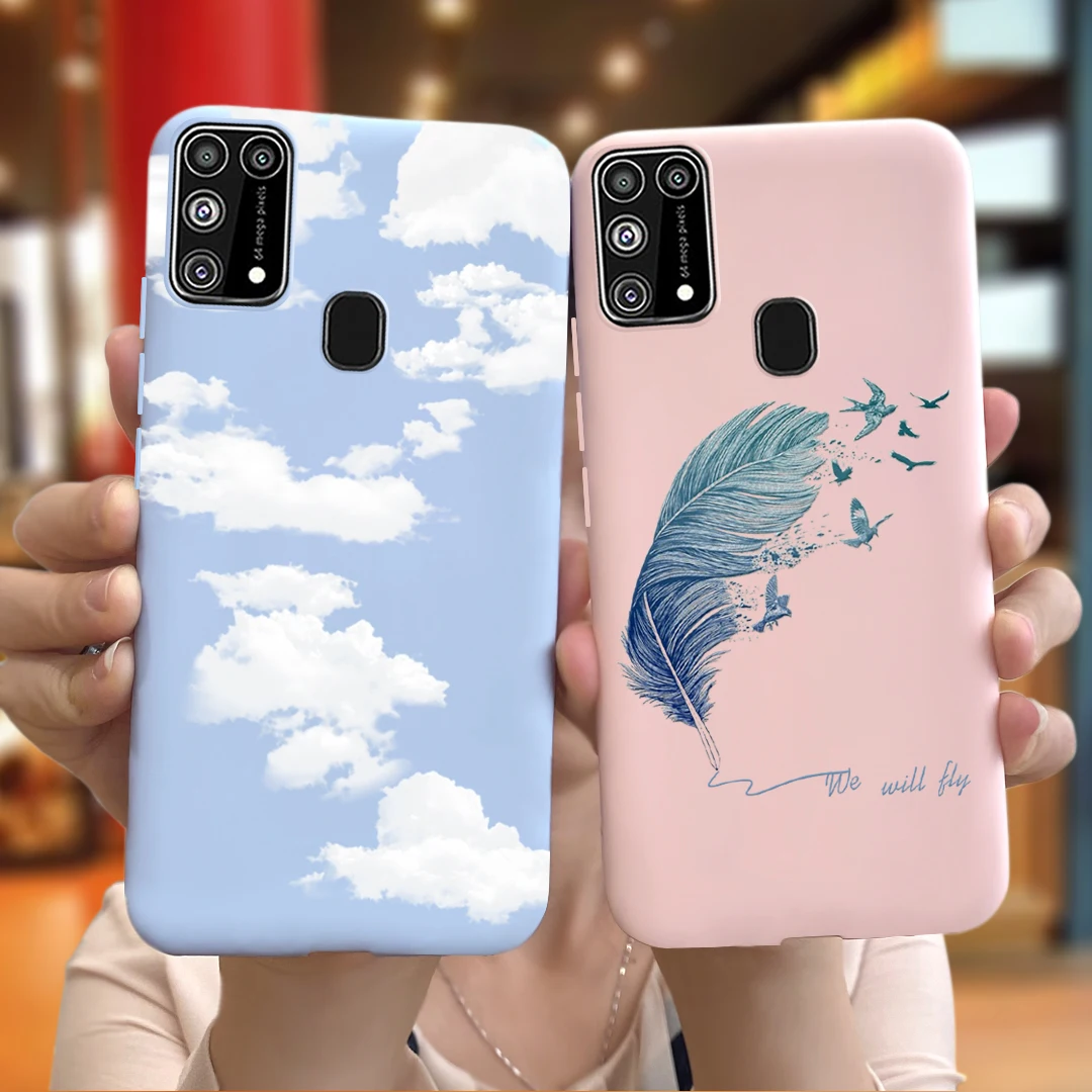 Милый мультяшный Чехол С КАКТУСОМ астронавтом для Samsung Galaxy M31 M31S M 31 Prime