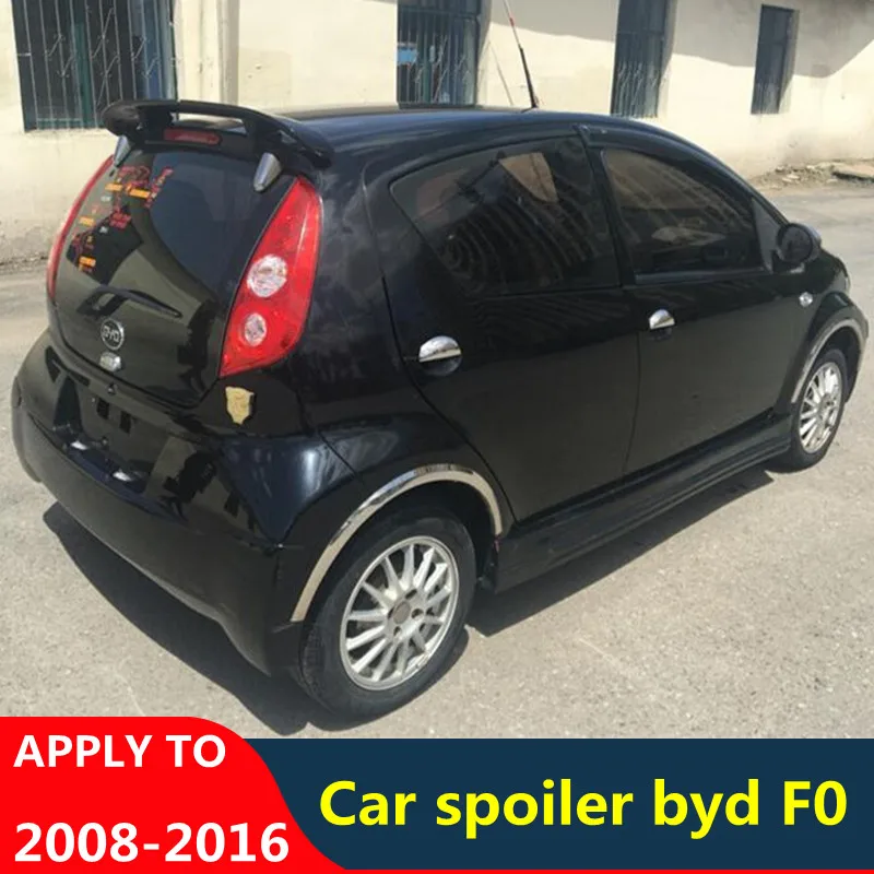 Автомобильный задний плавник из АБС пластика для Geely Byd F0 спойлер аксессуары 2008 2016