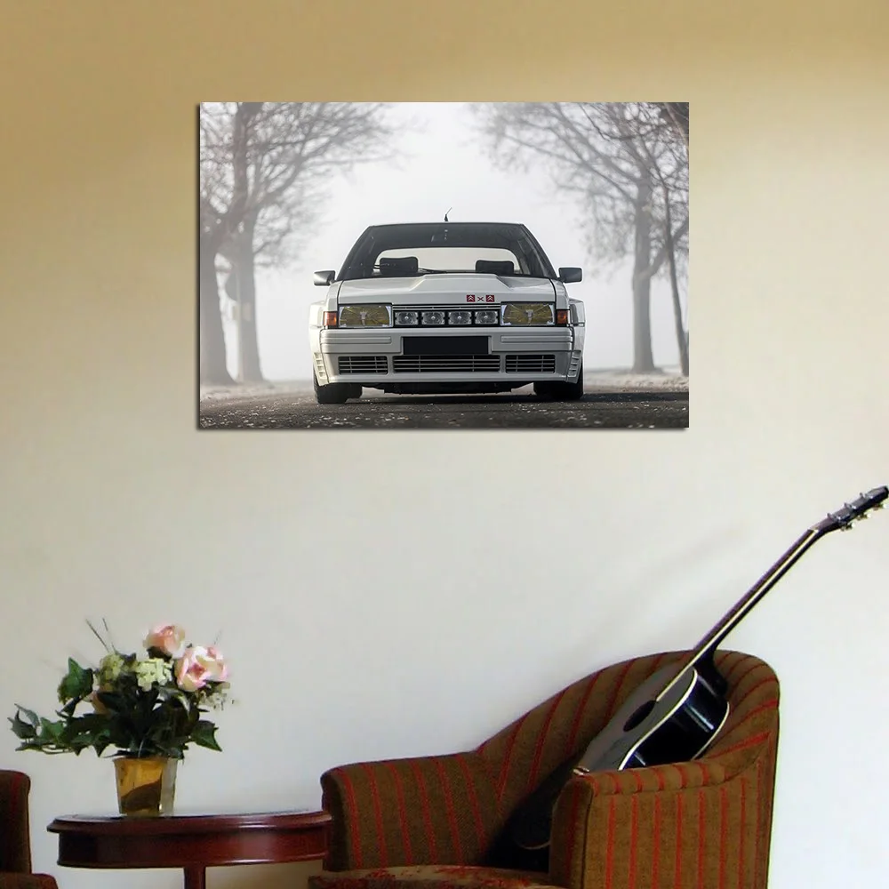 Настенная картина 1985 г. Citroen BX 4TC автомобильная Картина на холсте плакаты и принты