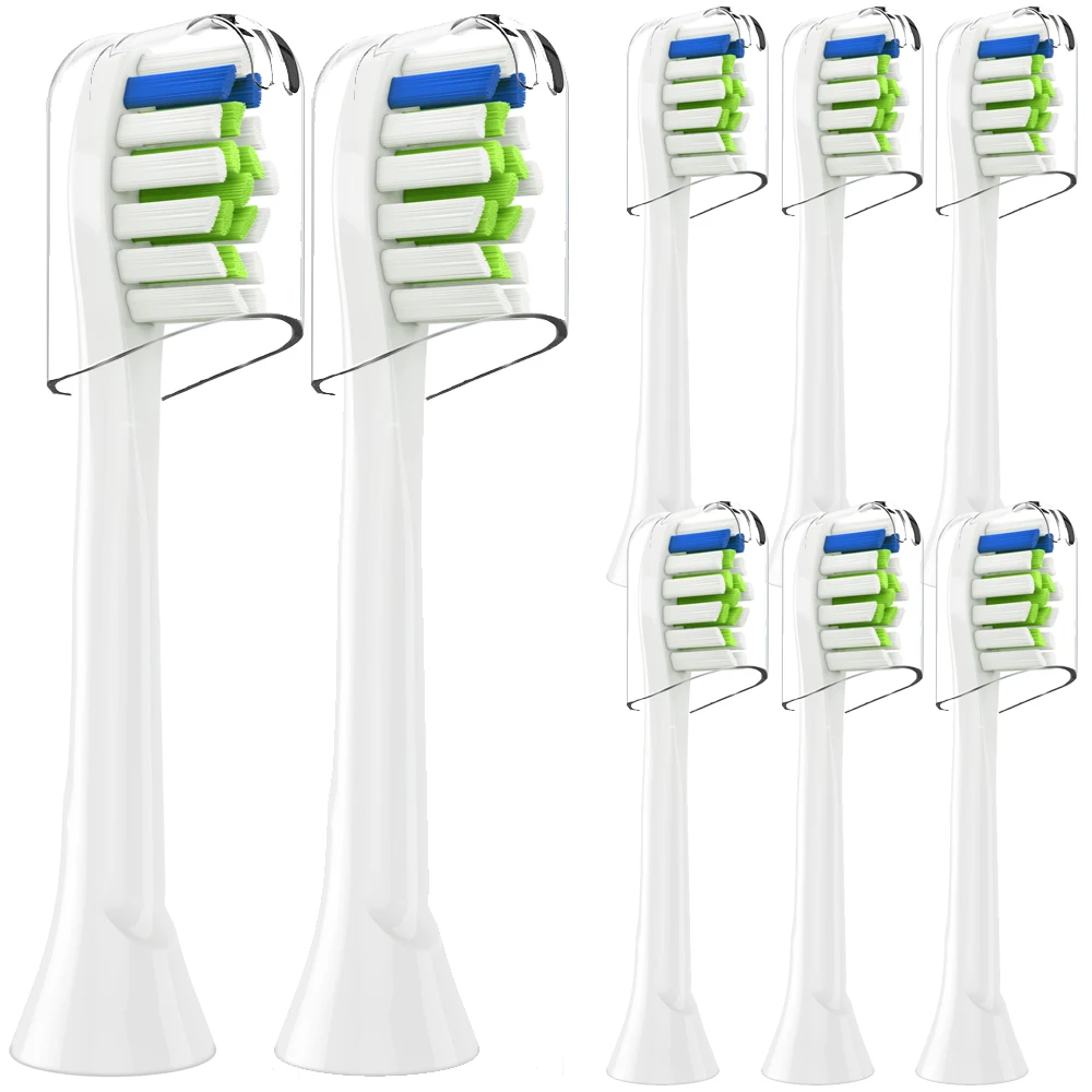 Насадки для зубных щеток 8 шт. многоразовые Защитные чехлы Philips Sonicare насадки
