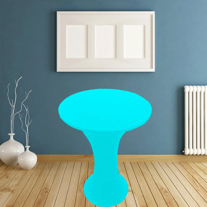 1 шт. эластичная круглая скатерть из спандекса экологически чистый чехол для