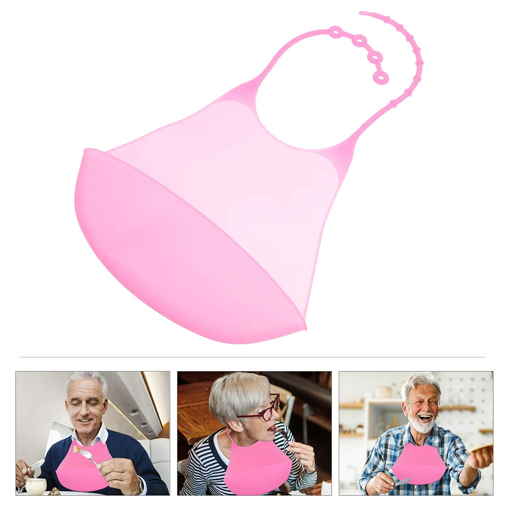 

2Pcs Adults Bibs Old People Eating Bibs Waterproof Feeding Aprons (Assorted Color)