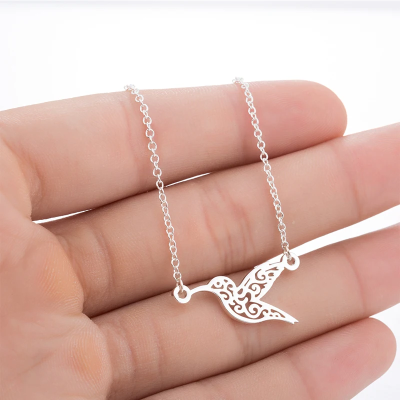 Женская подвеска в виде птицы из нержавеющей стали | Украшения и аксессуары