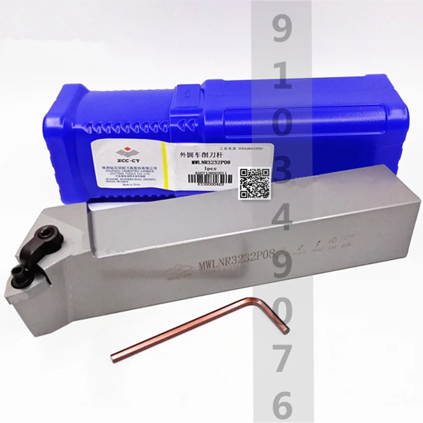 

ZCC.CT MWLNL3232P08 / MWLNR3232P08 External Turning Tool Cutter bar 1PCS/BOX