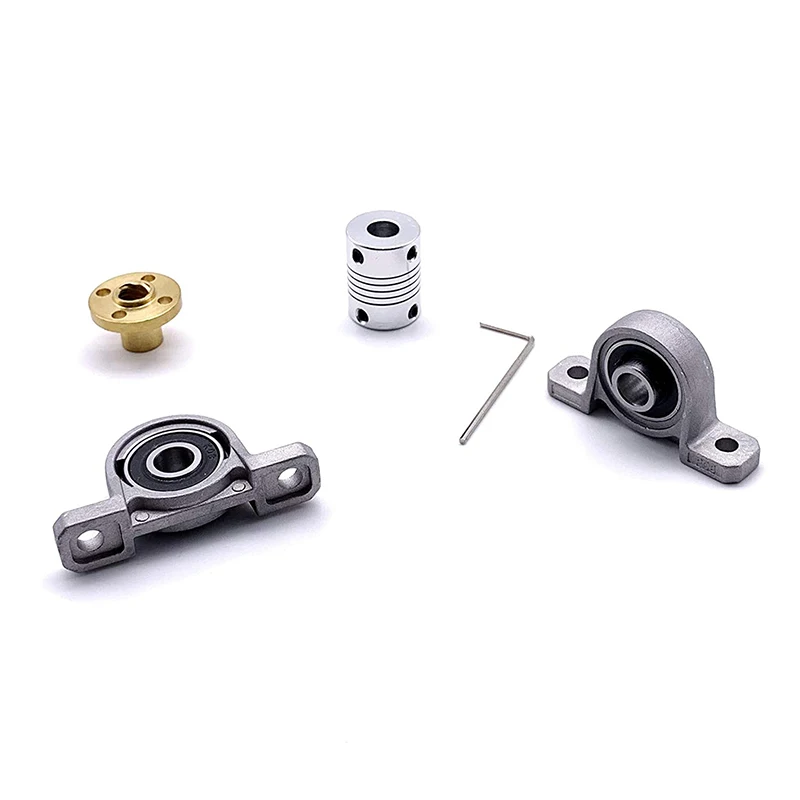 Набор свинцовых винтов 300 мм T8 с медной гайкой подшипником и небольшим