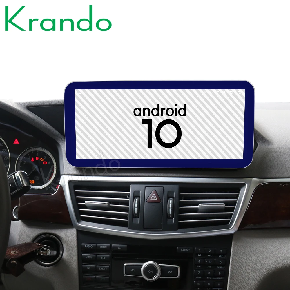 Krando Android 10 0 8 Core 4 Гб + 64G для Benz E Class mercedes W212 E200 E230 2009 2012 Центральный multimidia android в