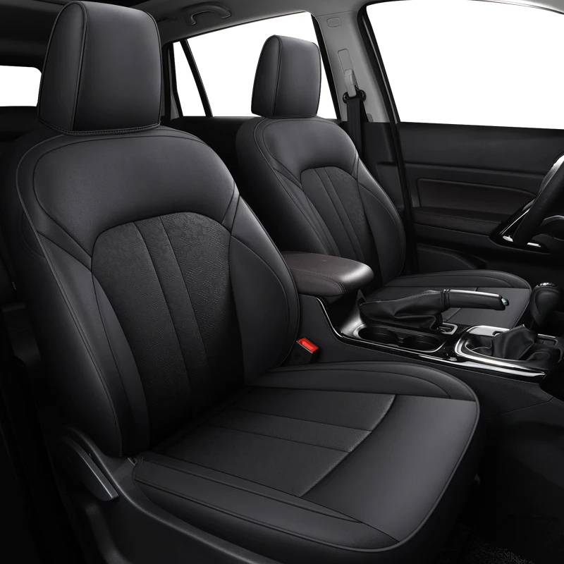 Высококачественный кожаный чехол на автомобильное сиденье для mitsubishi outlander xl lancer x
