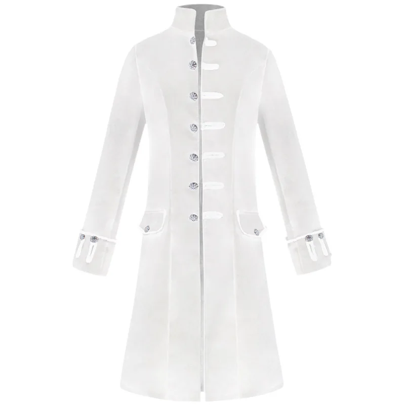 Medieval Vintage Men Jacket Retro Renaissance Outfit Gothic Prince Coat Halloween Cosplay Costumes |