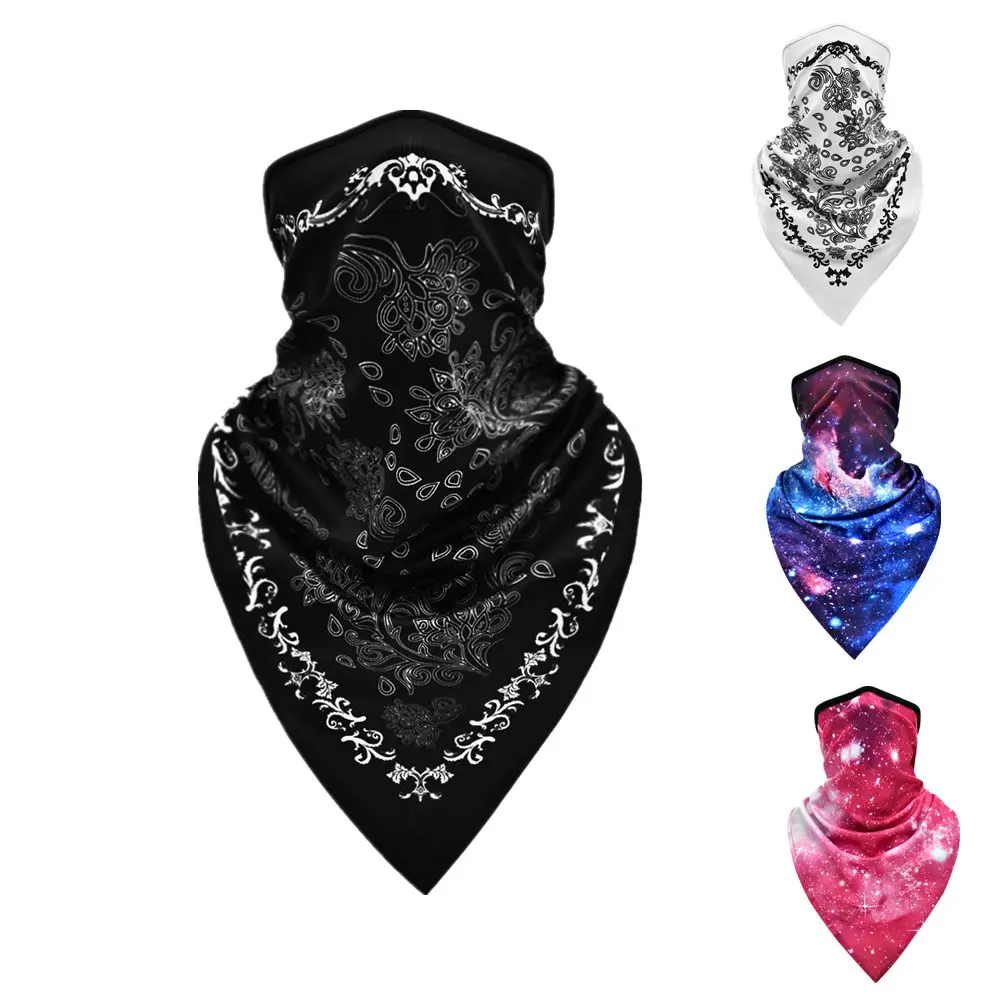 Мотоциклетная маска WOSAWE дышащий треугольный шарф с защитой от УФ-лучей и пота для