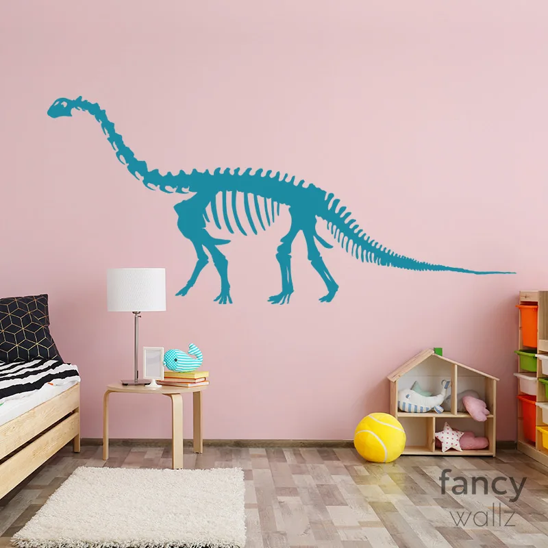 Виниловая наклейка на стену в виде кости динозавра внутренняя Наклейка