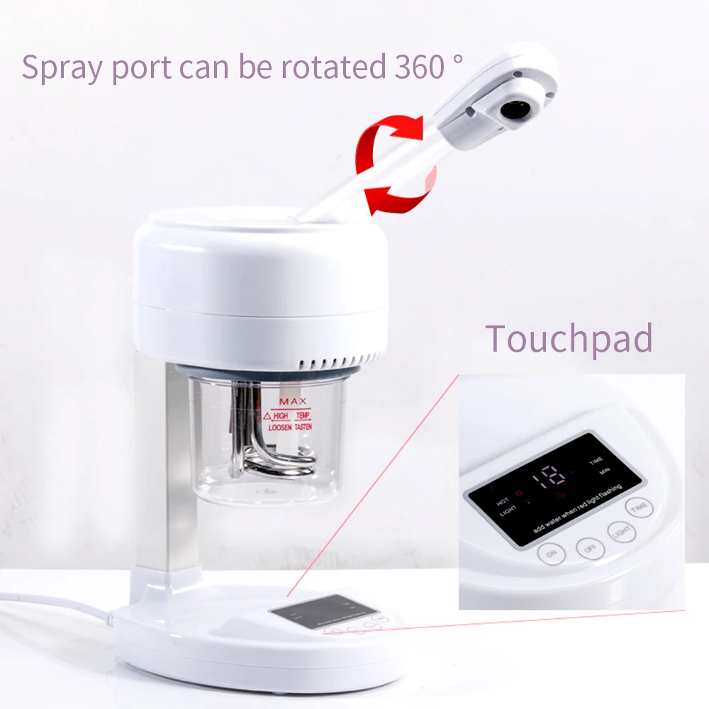 Портативный аппарат для паровой бани лица испаритель озона уход за кожей