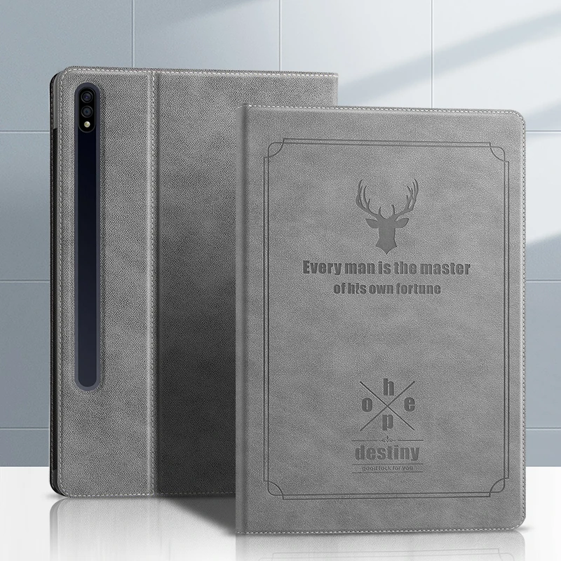 Ретро Олень PatternTablet чехол для Samsung Galaxy Tab S7 FE SM-T736 SM-T730 T735 12 4 &quot2021 из искусственной