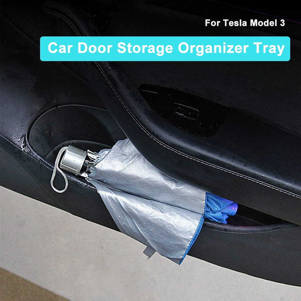 Скидка Автомобильный Дверной органайзер для хранения лоток ТПЭ водонепроницаемый пыленепроницаемый ящик для хранения аксессуары для модификаци...