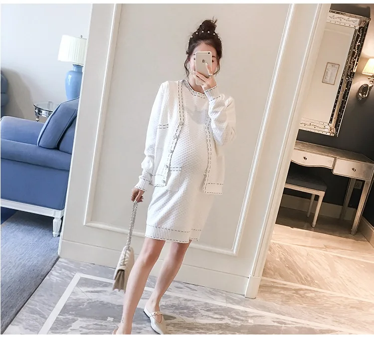 Взрывные модели платье для беременных новый модный костюм КОМФОРТНОЕ