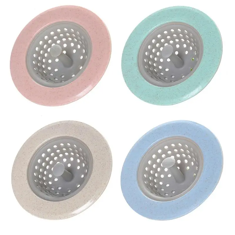 

Silicone Sink Strainer Hair Catcher Kitchen Sink Drain Filter Waste Collector Bathroom Accessories Anti-clogging Sink Strainer