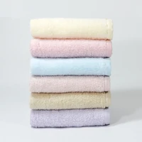 2pcs cotton childrens towel baby soft face wash towel strong absorbent towel washcloth square towel home cleaning face for baby