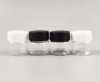 50 x 5g mini clear glass cream jar with plastic lids 5cc mini glass cosmetic packaging containers mini glass jar make up pot
