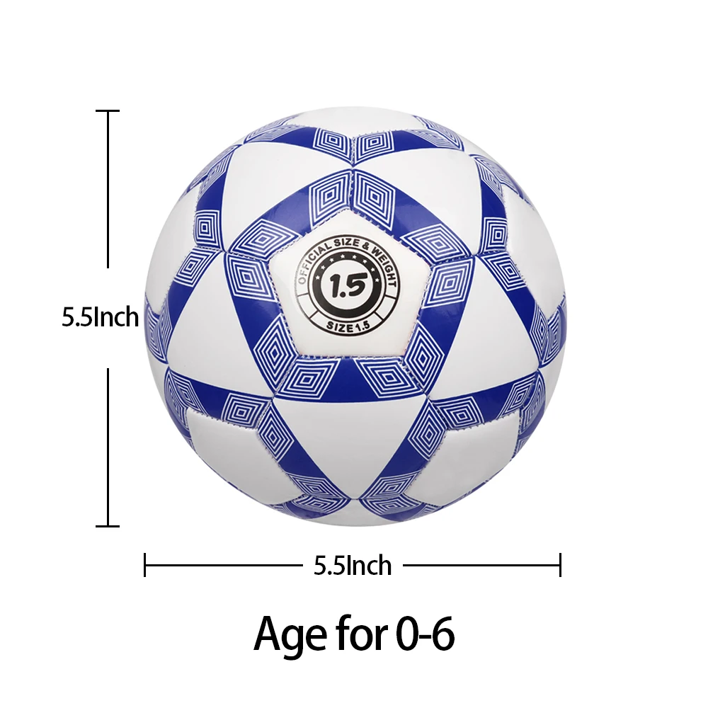 YANYODO Прочный 6 &quotмини-размер тренировочный футбольный мяч мягкий спортивный