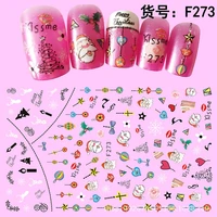 10 packs of ultra thin adhesive christmas snowflake nail art special decal nail stickers wholesale nail art nail accessories dec