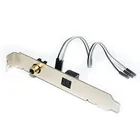 SPDIF оптический и RCA выход пластина кабельный кронштейн цифровой аудиовыход кронштейн