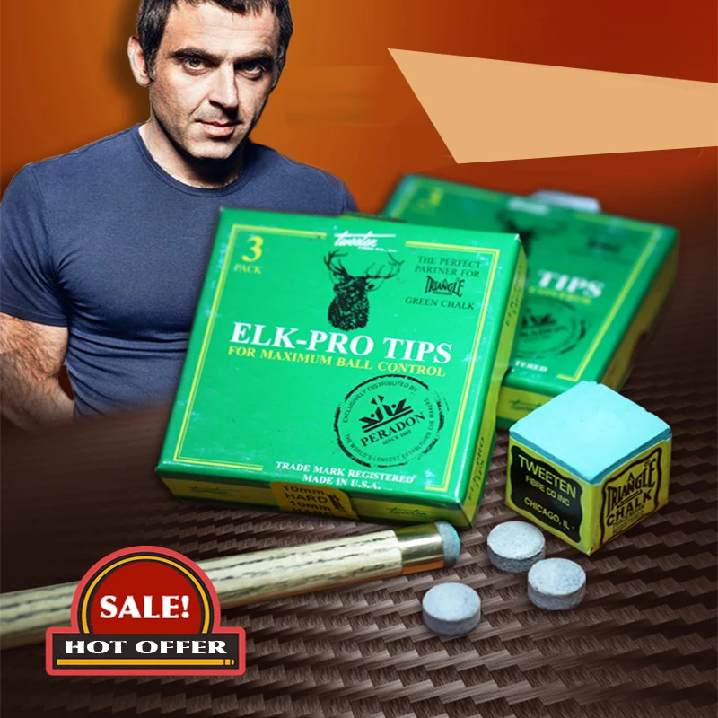 Ронни О 'лося PRO советы Профессиональный бильярдным кием наконечник кия