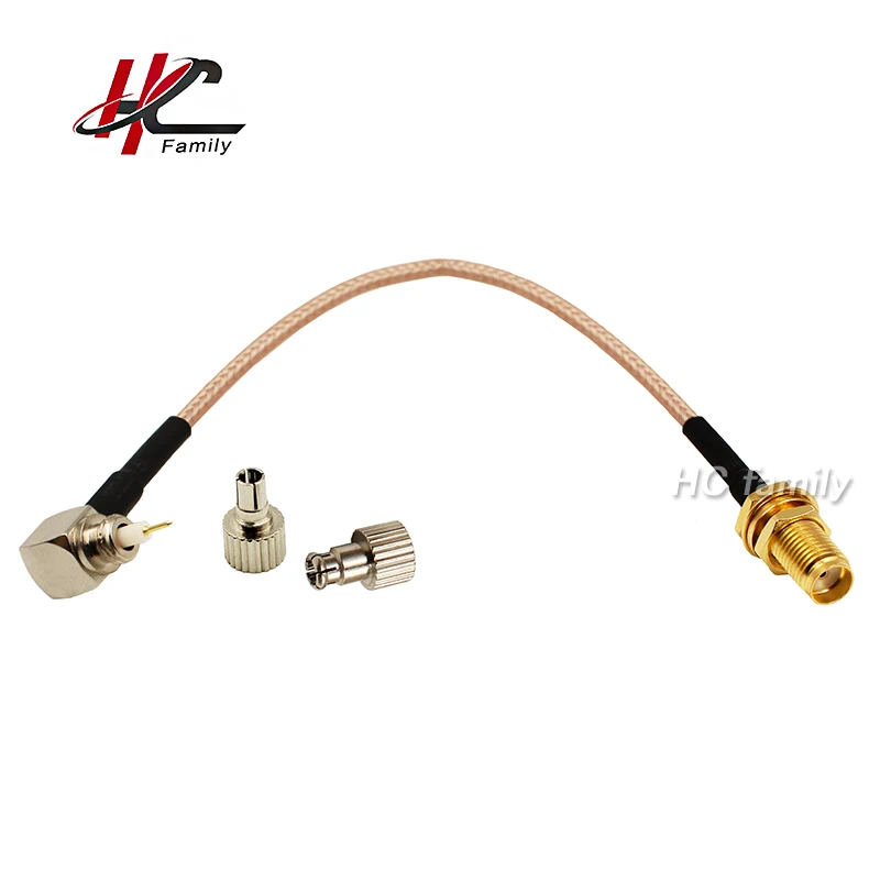 SMA мама К CRC9/TS9 двойной разъем RF коаксиальный адаптер RG316 кабель 15 см | Обустройство