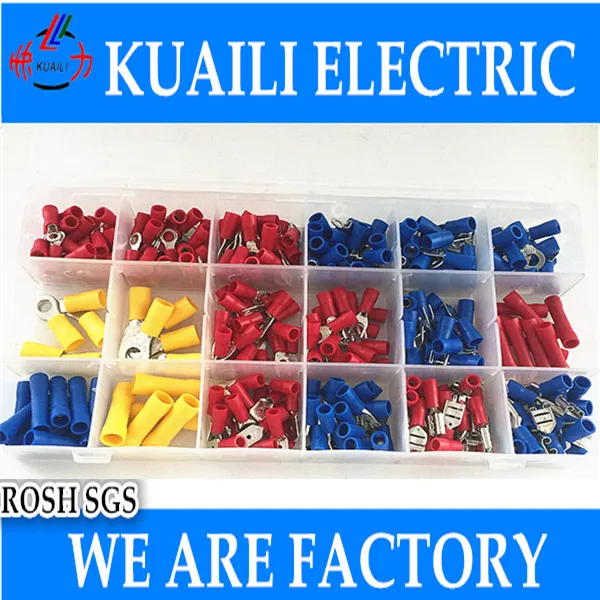 

Набор изолированных клемм в ассортименте, 300 шт., Электрический Терминатор