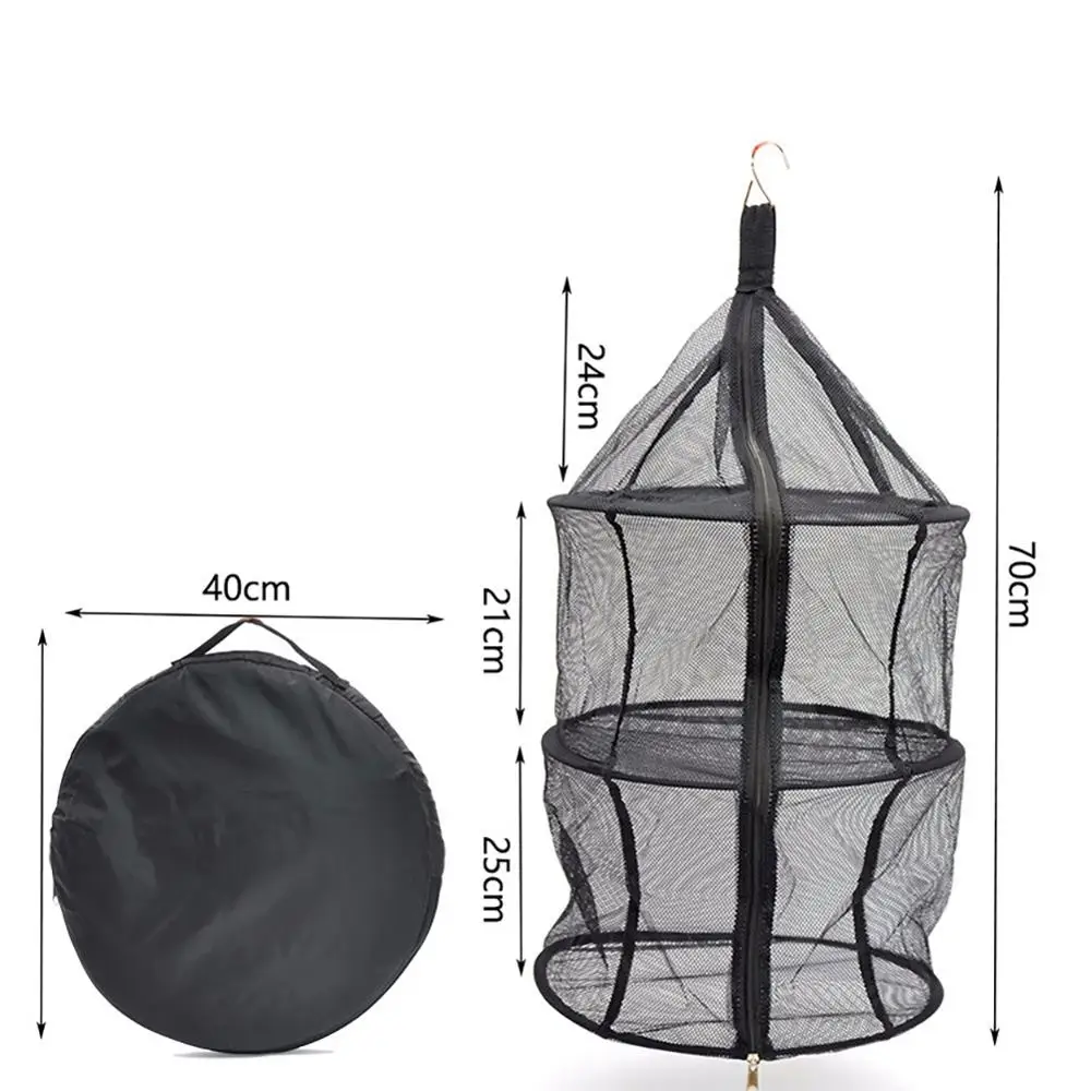 

Three-layer Folding Mesh Camping Dry Net For Bowl Cup Fork Foods Dish Outdoor BBQ Rack Shelf New