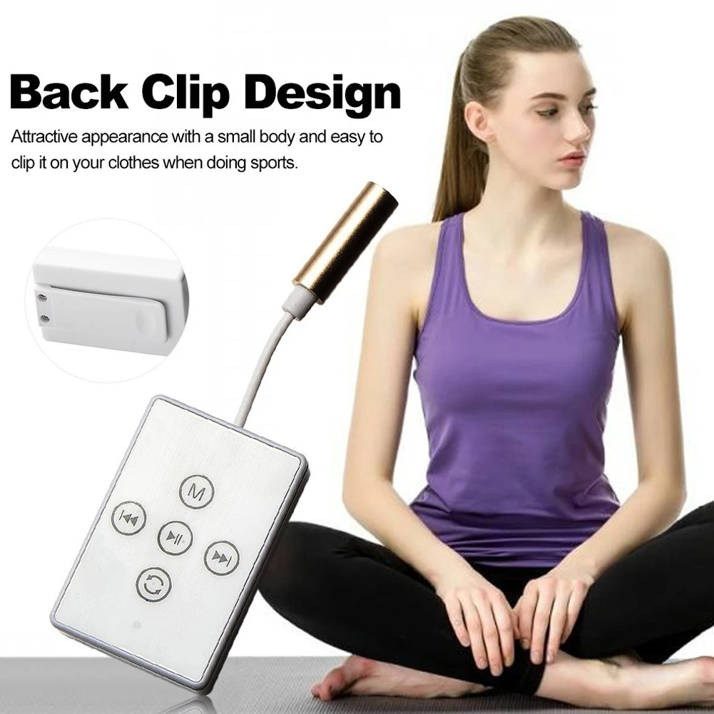 4GB FM MP3 Player Swimming Running Diving Waterproof W/3.5mm Headphone Clip Sport Music Loseless | Электроника