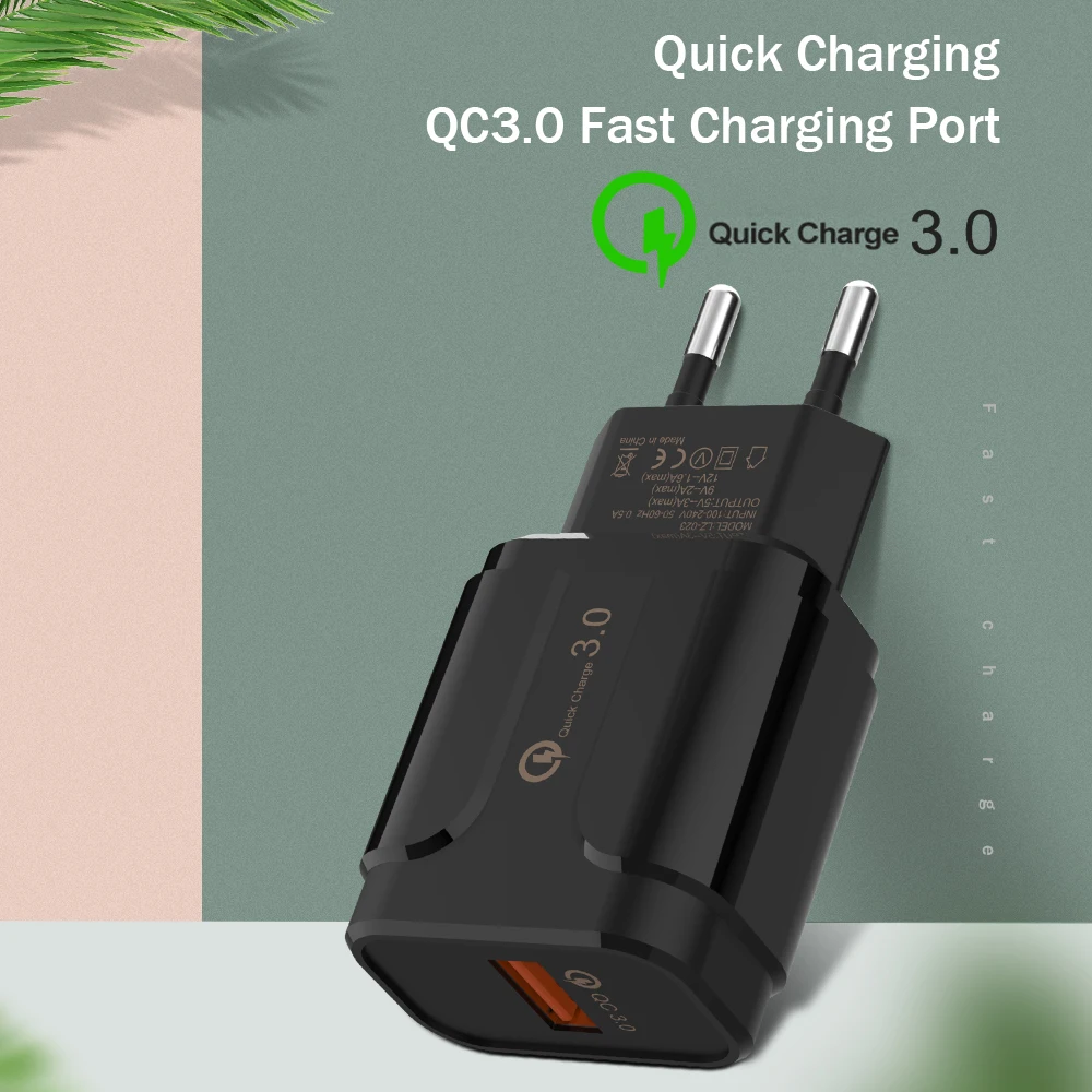 Универсальное дорожное Сетевое зарядное устройство с USB-адаптером европейской