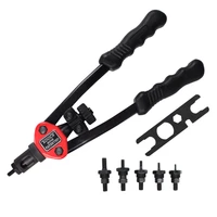 hand threaded rivet nuts guns with nuts 606 double insert manual riveter riveting rivnut tool for m3m4m5m6m8 nuts