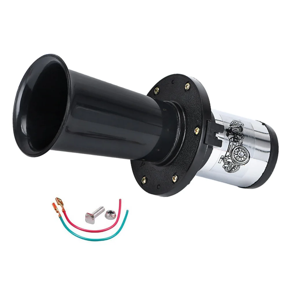 

12 В винтажный автомобильный гудок, большой хромированный стиль, стиль ретро, классический автомобильный гудок 110 дБ, автомобильный мотоцикл...