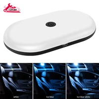 rechargeable usb car interior led reading lamps trunk cargo area light multi function stick on anywhere push night light