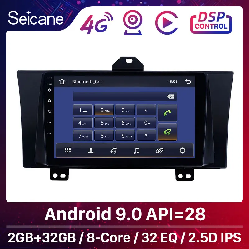 

Seicane 9" 2din Android 9.0 Car GPS Auto Stereo Radio for Honda Elysion 2012 2013 2014 2015 2.5D Screen Unit support Carplay DVR