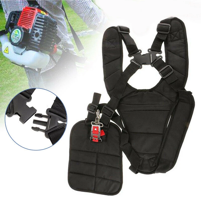 

Trimmer Shoulder Strap Adjustable Double Shoulder Belt for Lawn Mower Garden Brush Cutter
