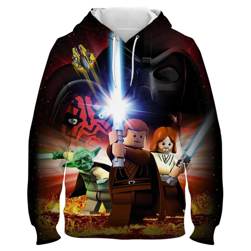 

Star Wars Hooded 3D Print Sweatshirt for Men Pullover Hoodie Sport Sweatshirt Pocket spring Hoodies suit Child Men XS-3XL Tops