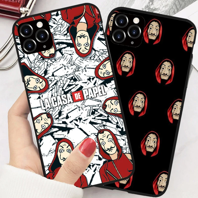 Чехол для телефона из мягкого ТПУ iPhone 5S 7 7Plus 6S 8 Plus 11 11PRO XS MAX XR Black|Сумки телефона| |
