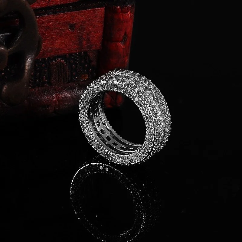 Silver color Zircon Women Rings |