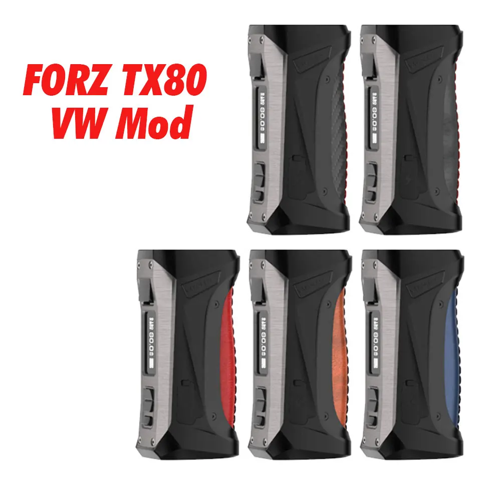 Original Vaporesso FORZ TX80 VW Mod With Optional RDA &amp Tank 25 Max 80W Powered by 18650 Cell 0.69in Screen Vape Kit | Электроника