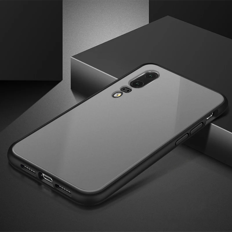 Coque Cover Case For HUAWEI P20 Pro Lite2019 20Pro Matte Transparent Luxury Shockproof Hard Acrylic Phone Back Slim Protective |