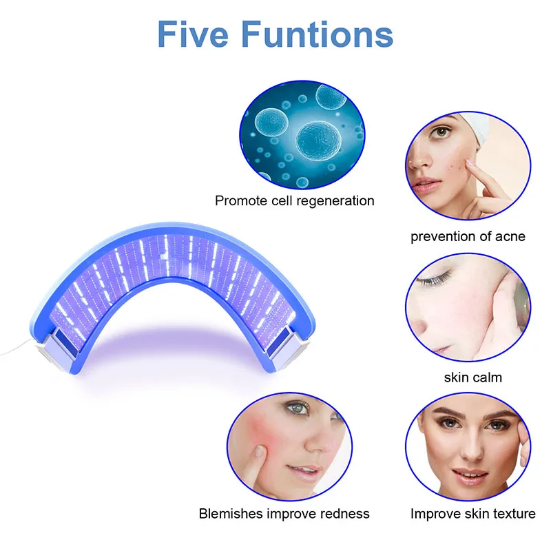 Hydraskincare 2 in1 EMS светодиодный фотон Антивозрастной уход за лицом кожей Красота