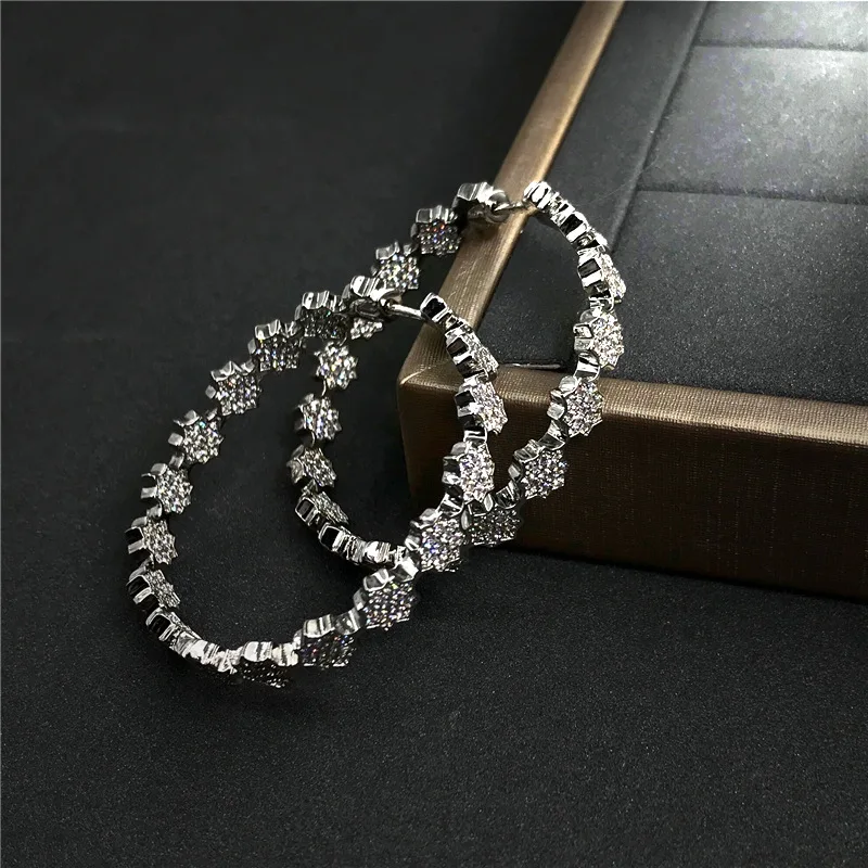 

cheny s925 sterling silver earrings December new product star earrings female fashion personality classic punk ear jewelry
