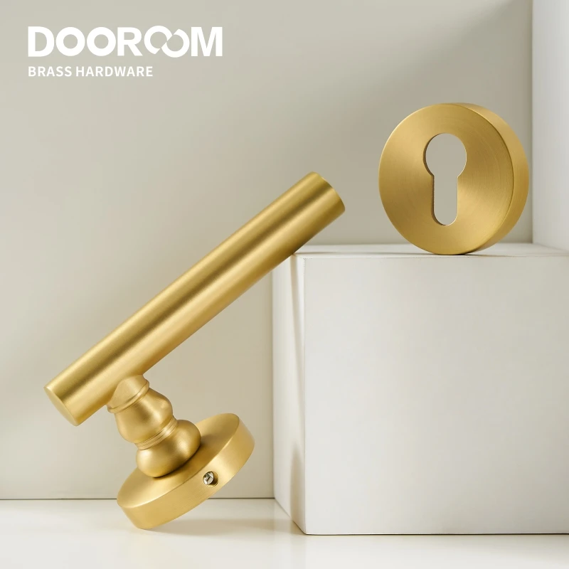 Dooroom латунный дверной замок набор современный скандинавский интерьер спальня