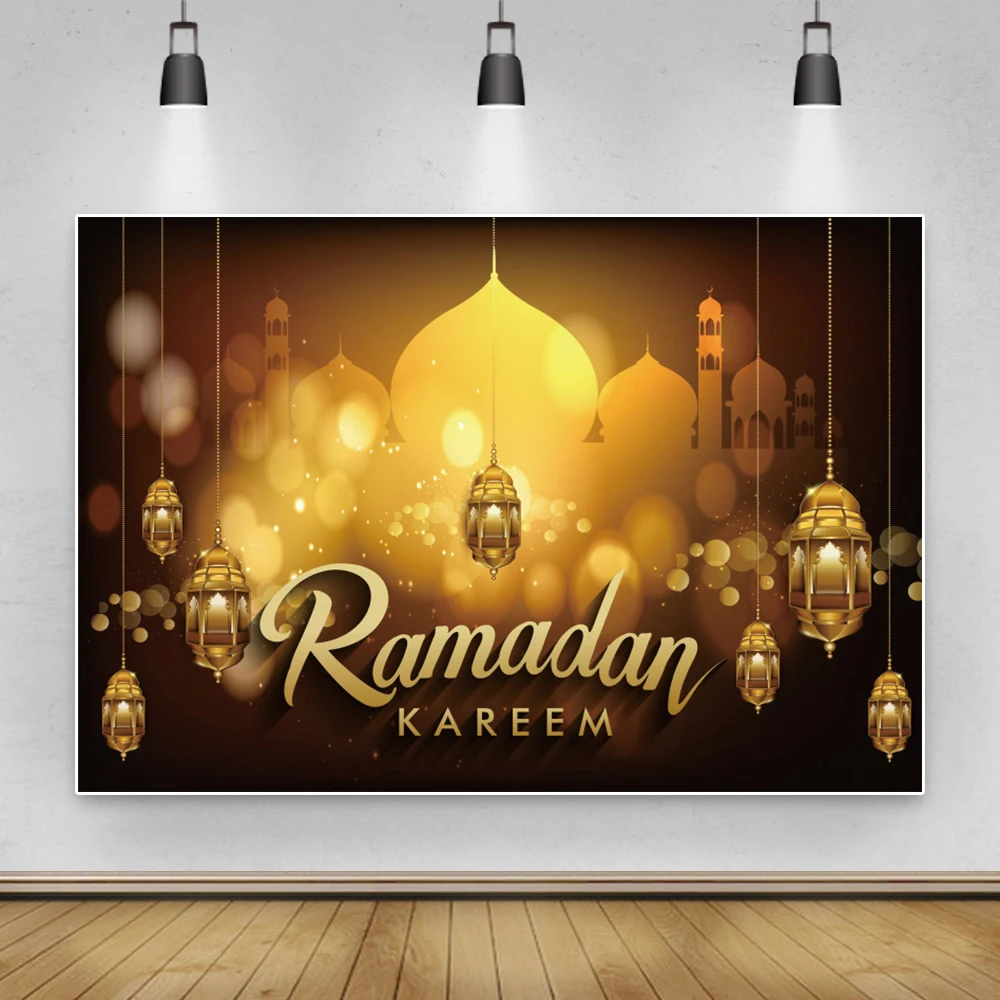 

Laeacco винтажный постер в горошек для фотографий плакат в горошек, фестивалей Рамадан, Карим, фон, фото-декорации